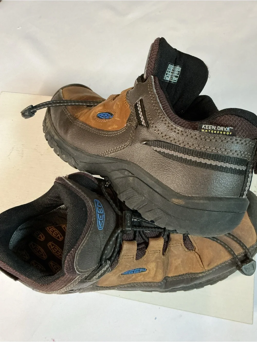 Keen Targhee Drawstring Kids Brown and Black Outdoor Trail Boots